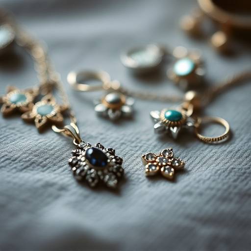 Een serie productfoto's van handgemaakte sieraden met een scherpe focus en zachte belichting.